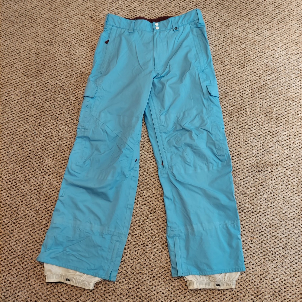 Burton Snowboard Pants‎ Womens Large Blue Cargo Ski Snow Trousers L